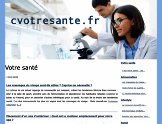 cvotresante.fr screenshot