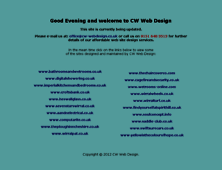 cw-webdesign.co.uk screenshot