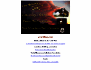 cwartillery.com screenshot