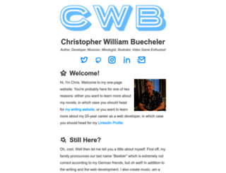 cwbuecheler.com screenshot