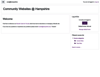 cws.hampshire.edu screenshot