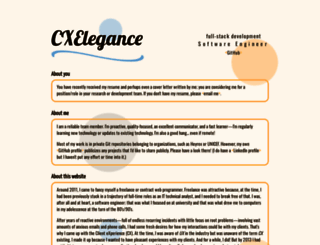 cxelegance.com screenshot