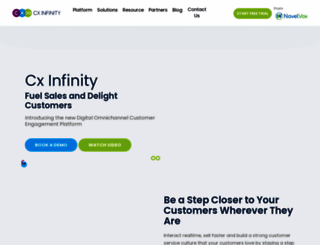 cxinfinity.com screenshot