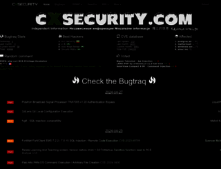 cxsecurity.com screenshot