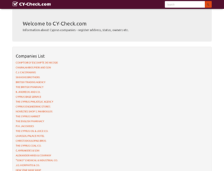 cy-check.com screenshot