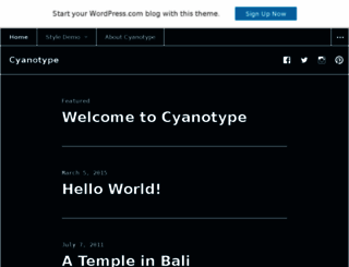 cyanotypedemo.wordpress.com screenshot
