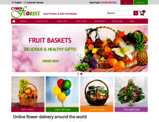 cyber-florist.com screenshot