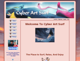 cyberartsurf.com screenshot