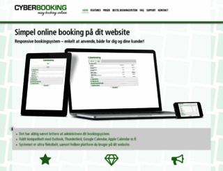 cyberbooking.dk screenshot