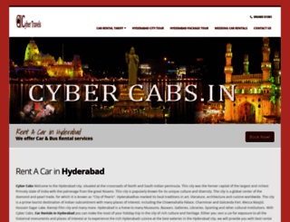 cybercabs.in screenshot