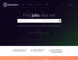 cybercoders.com screenshot