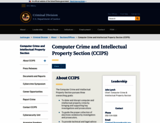 cybercrime.gov screenshot