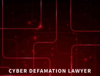 cyberdefamationlawyer.com screenshot