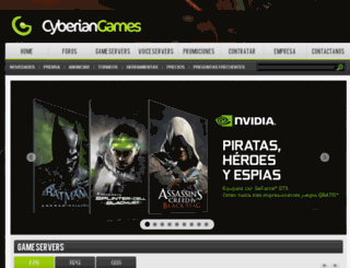 cyberiangames.com.ar screenshot