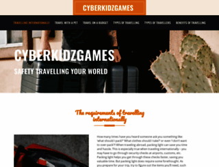 cyberkidzgames.com screenshot