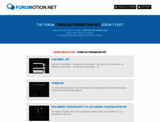 cyberlazi.forumotion.net screenshot