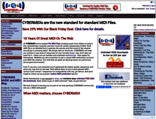 cybermidi.com screenshot