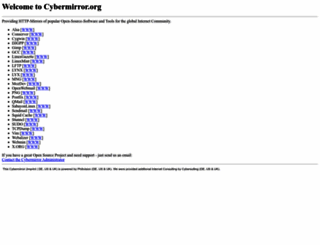cybermirror.org screenshot