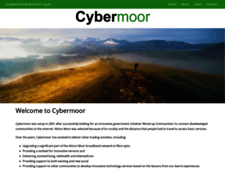 cybermoor.org screenshot