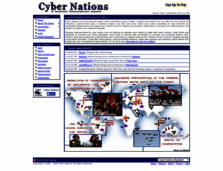 cybernations.net screenshot