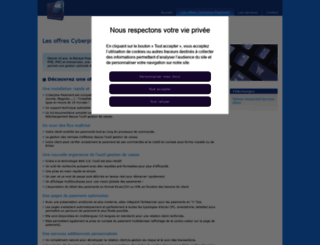 cyberpluspaiement.natixis.com screenshot