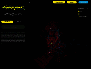cyberpunk2077-map.com screenshot