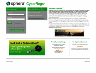 cyberregs.com screenshot
