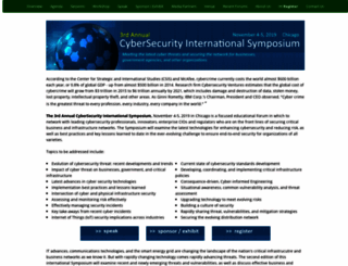 cybersecurity-symposium.com screenshot