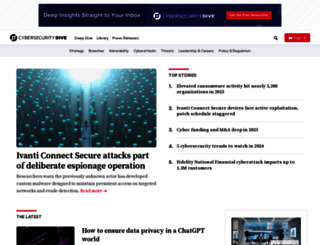 cybersecuritydive.com screenshot