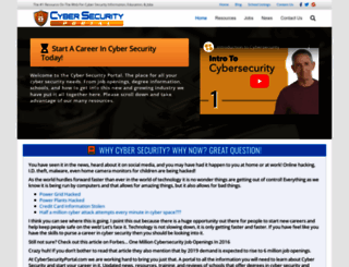 cybersecurityportal.com screenshot