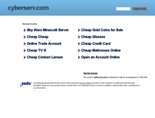 cyberserv.com screenshot