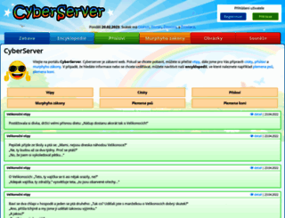 cyberserver.cz screenshot