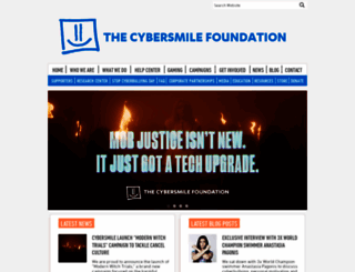 cybersmile.org screenshot