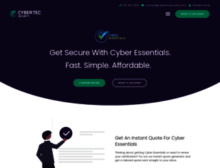 cybertecsecurity.com screenshot