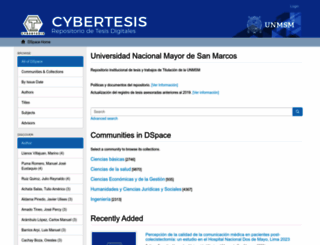 cybertesis.unmsm.edu.pe screenshot