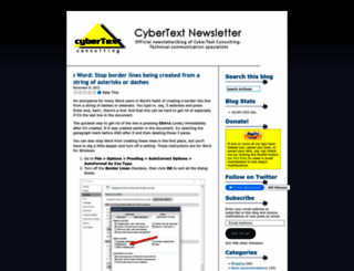 cybertext.wordpress.com screenshot