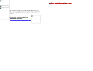 cyberwebdomains.com screenshot