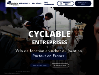 cyclable-entreprises.com screenshot