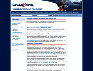 cycle2max.com screenshot