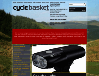 cyclebasket.com screenshot