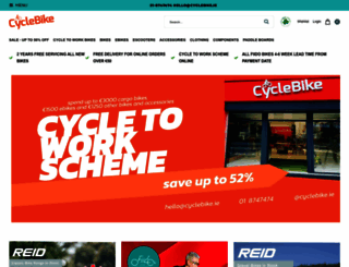 cyclebike.ie screenshot