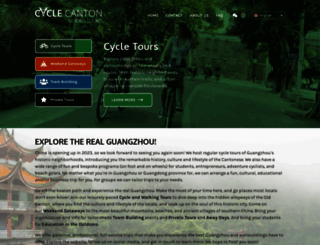 cyclecanton.com screenshot