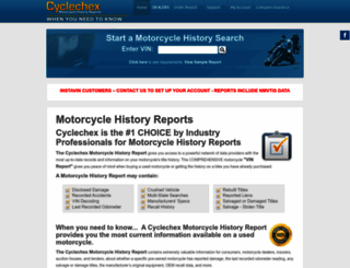 cyclechex.com screenshot