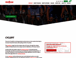 cyclefit.com screenshot