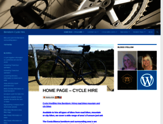 cyclehirebenidorm.wordpress.com screenshot