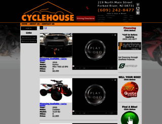 cyclehousenj.com screenshot