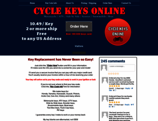 cyclekeysonline.com screenshot