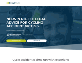 cyclelaw.com.au screenshot