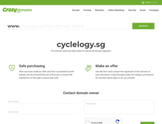 cyclelogy.sg screenshot