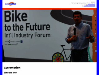 cyclemotion.co.uk screenshot